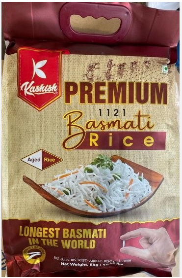 Kashish Premium Basmati Rice 5Kg β Homeland Indian Mart